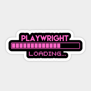 Playwirght Loading Sticker